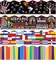 80 Pcs Hispanic Heritage Month Decorations Latin American Border,4 Designs